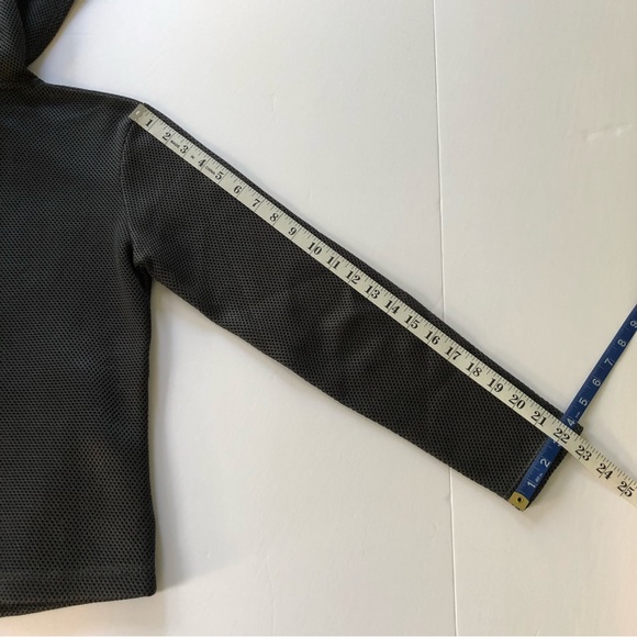 Unusual rare nylon hoodie by Alex Goes connecting zippers, 2 front pockets sz S - Picture 13 of 15